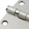 Prime-Line Door Hinge Commercial Smooth Pivot, 3-1/2 in. x 3-1/2 in. w/ Square Corners, Satin Nickel 3 Pack U 1156253